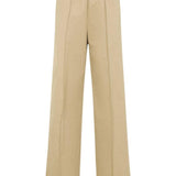 Pantaloni con vita elasticizzata in beige Jil Sander - donna 