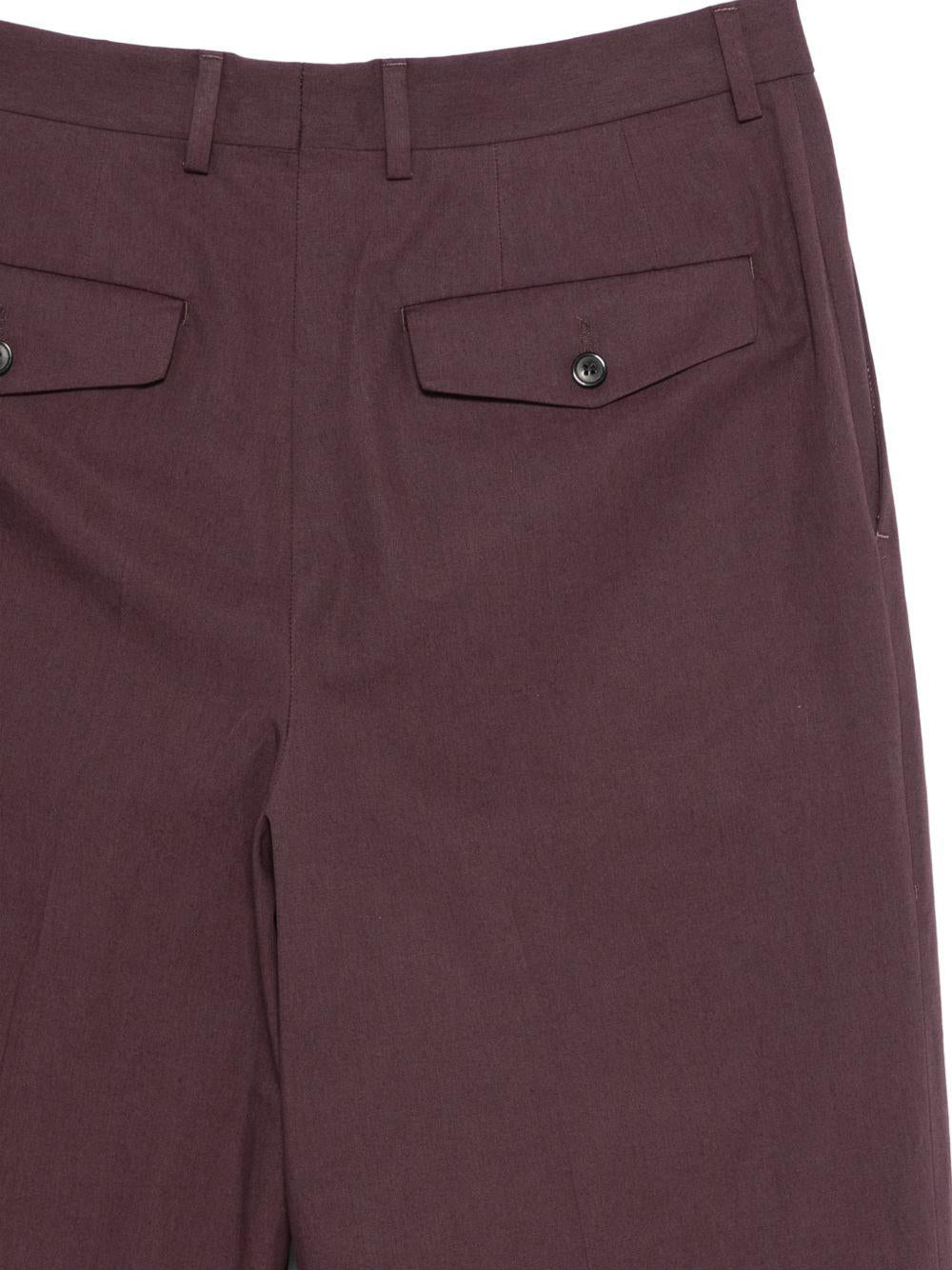 Pantaloni Phoenix con pieghe in viola Dries van noten - uomo 