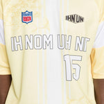 T-shirt con numero floreale in giallo Ih nom uh nit - uomo 