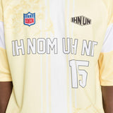 T-shirt con numero floreale in giallo Ih nom uh nit - uomo 