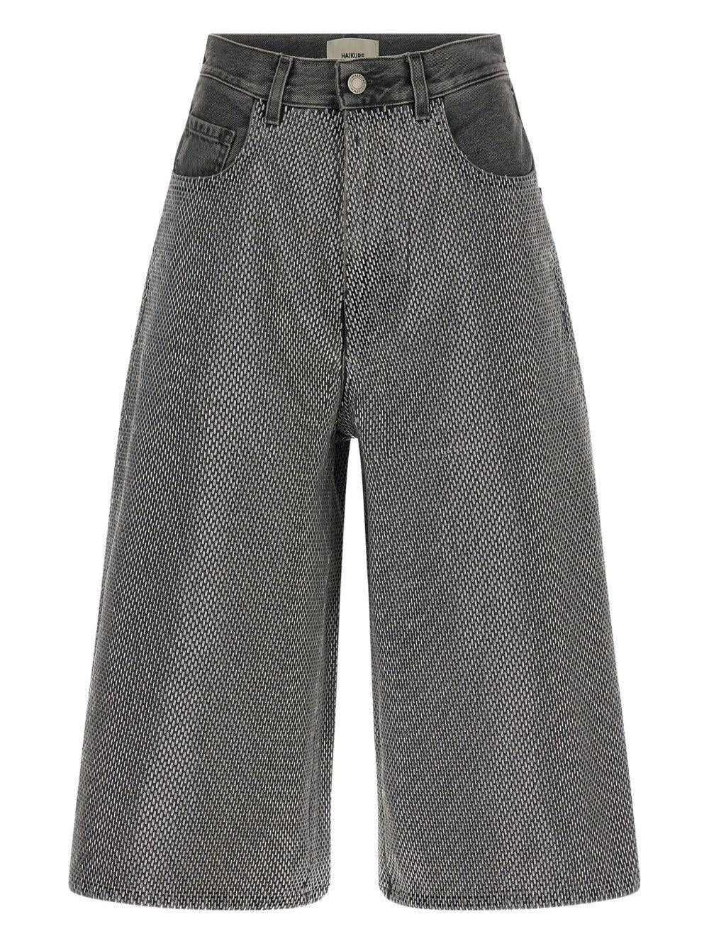 Jeans a gamba larga  in grigio Haikure - donna 