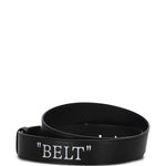Cintura con motivo Arrow in nero Off white - unisex 