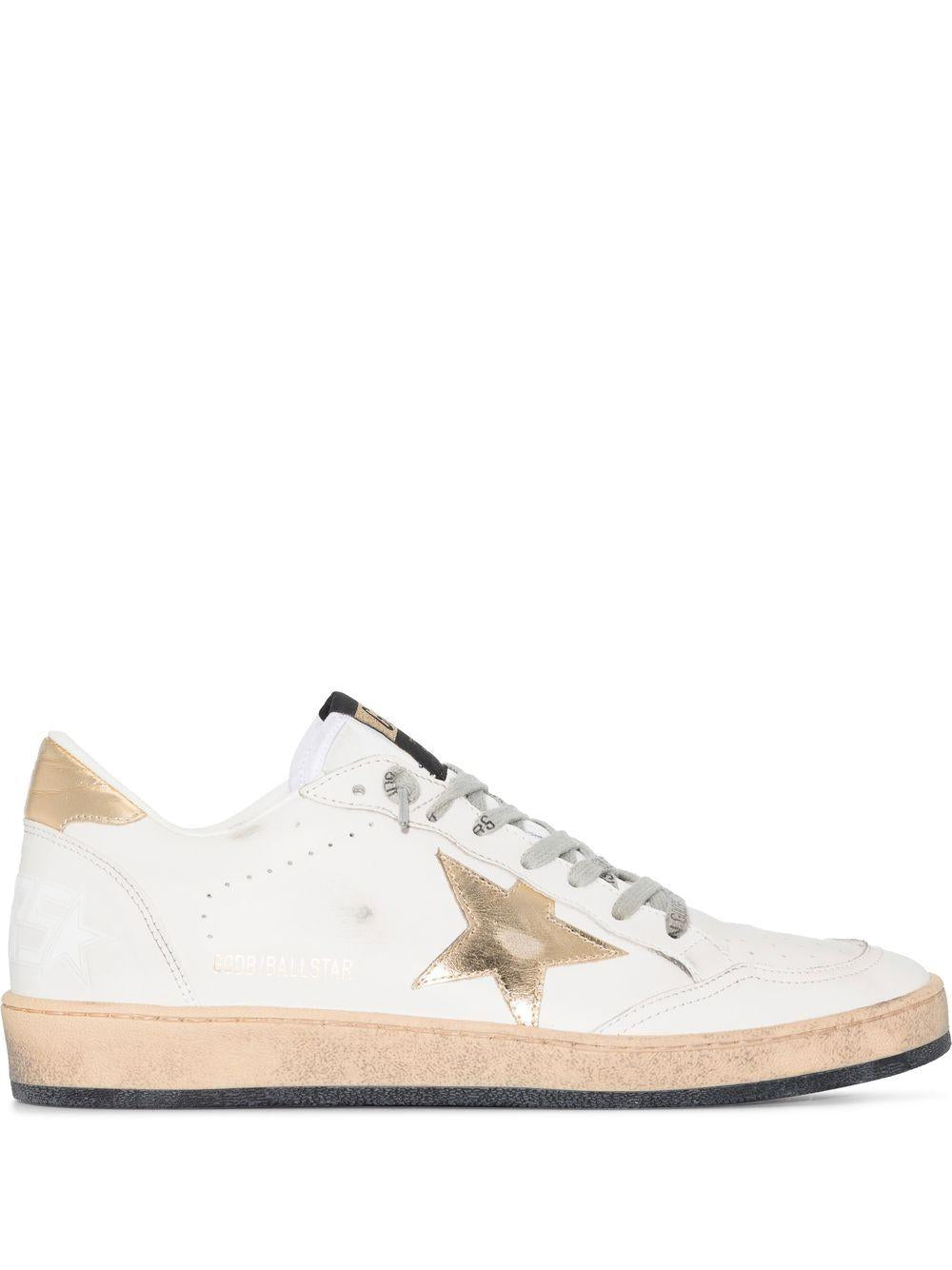 Sneakers ball star in bianco Golden goose - donna 