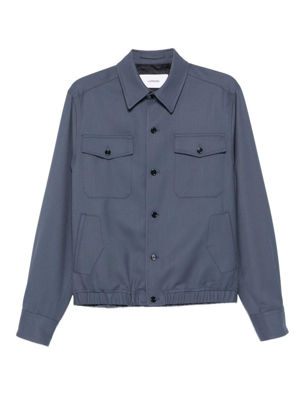 Giacca con tasche in blu Lardini - uomo 