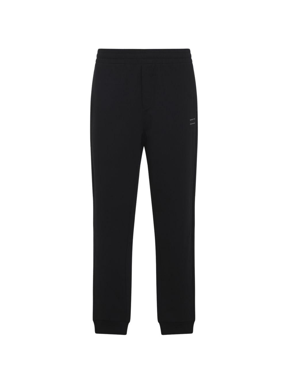 Pantaloni sportivi con logo in nero Moncler - uomo 