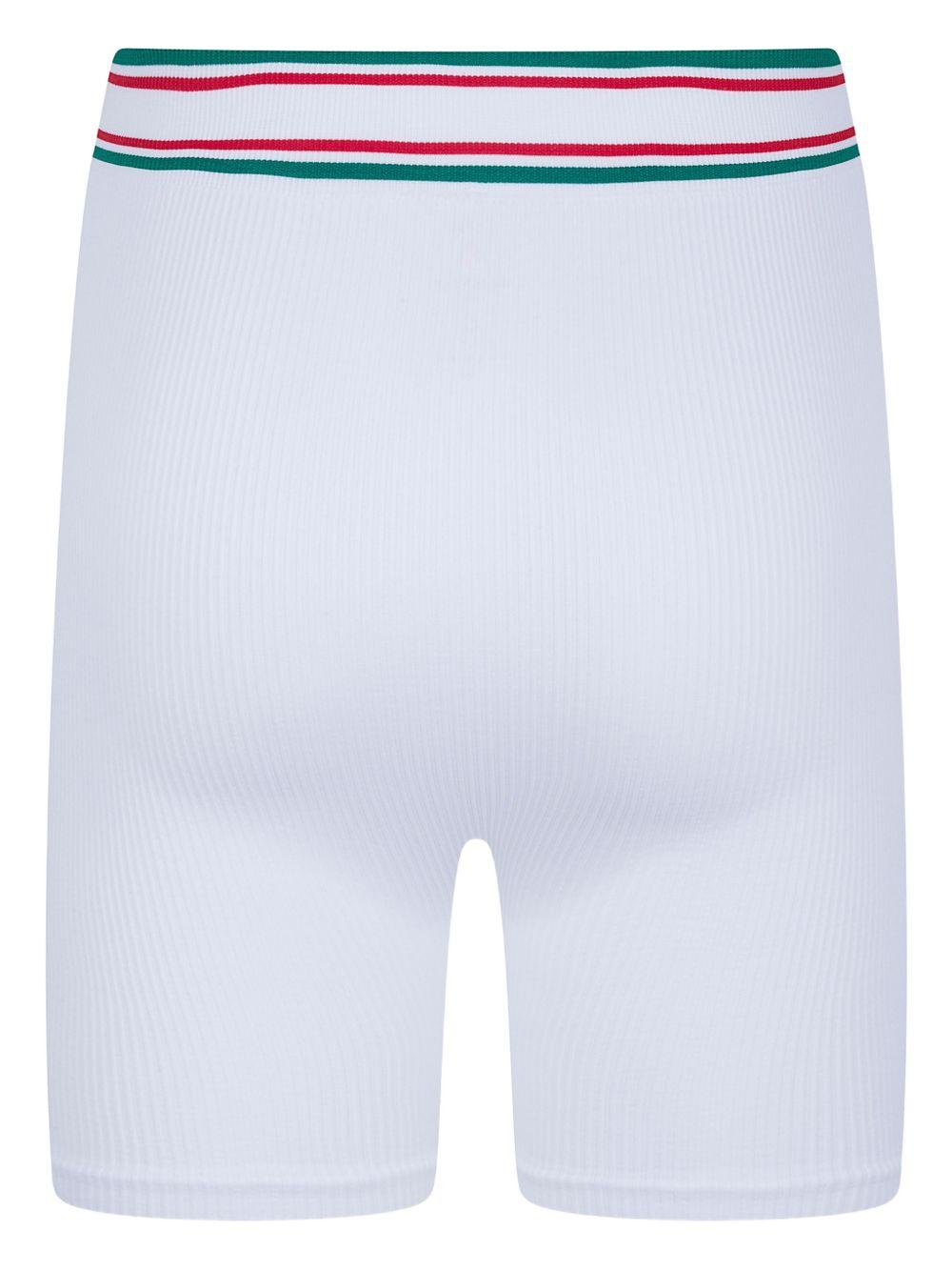 Shorts con vita a righe in bianco Casablanca - donna 