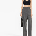 Reggiseno sportivo con logo in nero Jil Sander - donna 