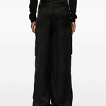Pantaloni con tasche cargo in nero Rick owens - donna 