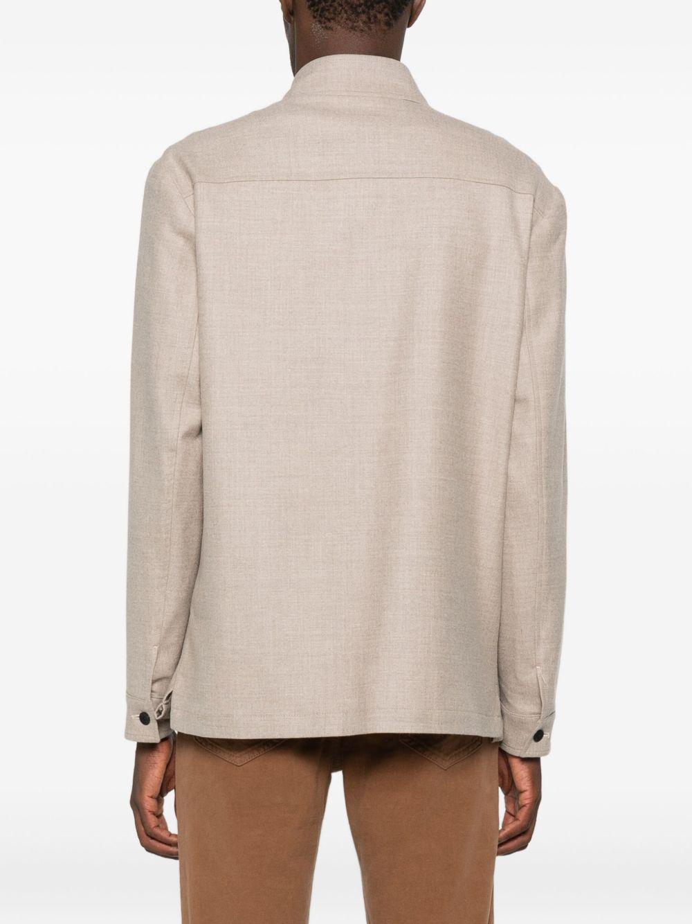 Giacca camicia twill in beige Briglia 1949 - uomo 