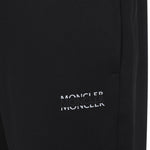Pantaloni sportivi con logo in nero Moncler - uomo 