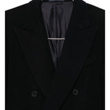 Cappotto doppiopetto in nero Caruso - uomo 