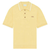 Polo con colletto ricamato in giallo Drole de monsieur - uomo 