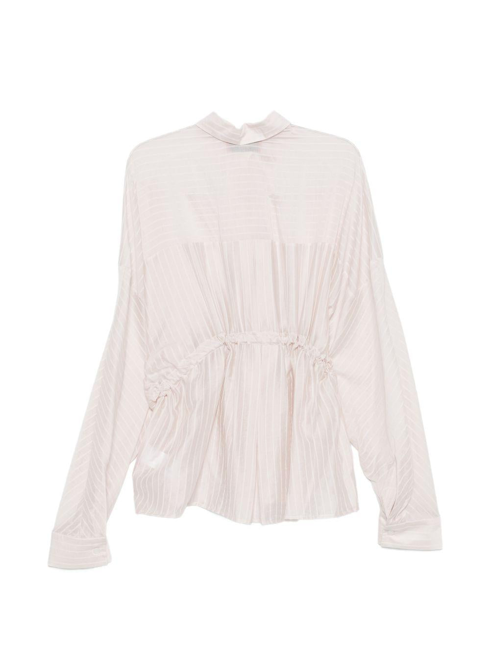 Camicia a righe dalida in avorio The latest - donna 