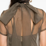 Abito calluna calluna in grigio talpa Staud - donna 