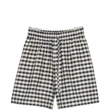 Pantaloncini con coulisse a quadretti in nero e bianco Maxmara weekend - donna 