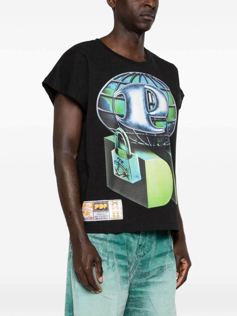 T-shirt con stampa grafica Pdf - uomo 