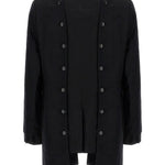 Blazer asimmetrico monopetto in nero Comme des Garçons Homme Plus - uomo 