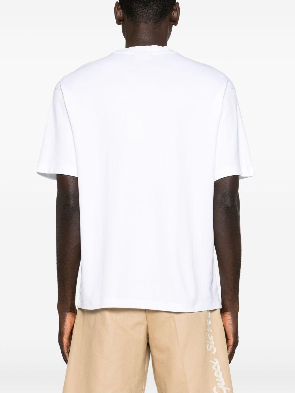 T-shirt con stampa in bianco Drole de monsieur - uomo 
