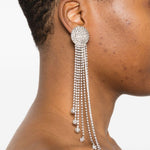 Orecchini pendenti con frange in argento Alessandra rich - donna 