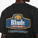 T-shirt con stampa del logo in nero Rhude - uomo 