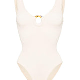 Costume da bagno celine in bianco Hunza g - donna 