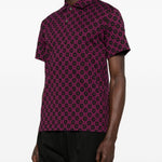 Polo con stampa geometrica in vola Comme des garcons homme plus - uomo 