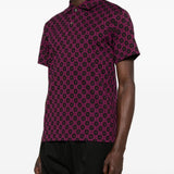 Polo con stampa geometrica in vola Comme des garcons homme plus - uomo 