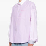 Camicia con logo in lilla Marni - uomo 