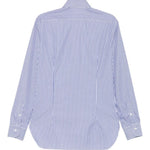 Camicia a righe in blu e bianco Barba - uomo 