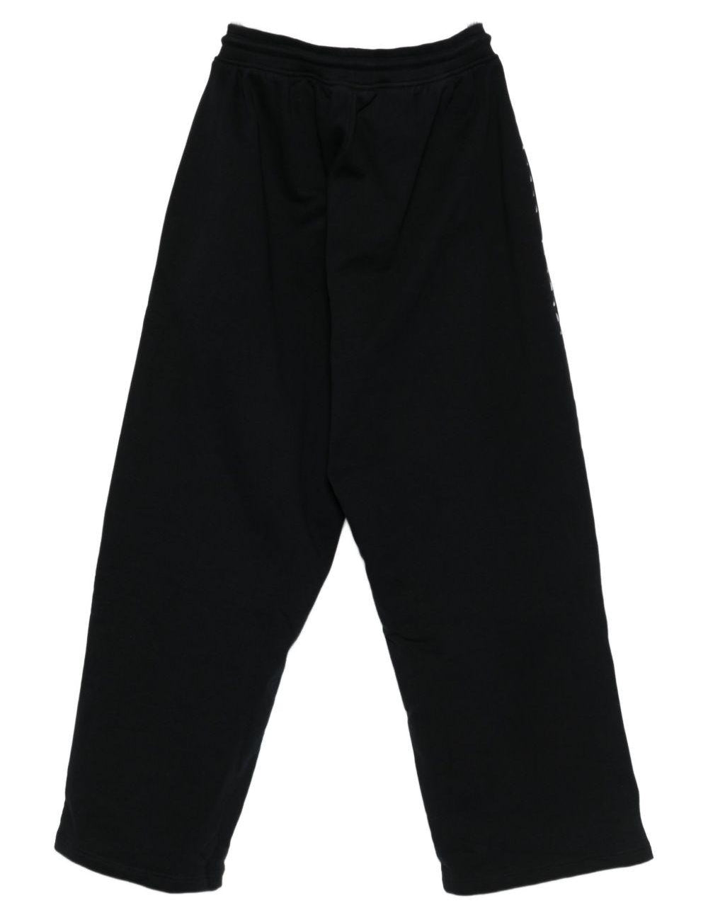 Pantaloni a gamba ampia in nero Glass Cypress - uomo 