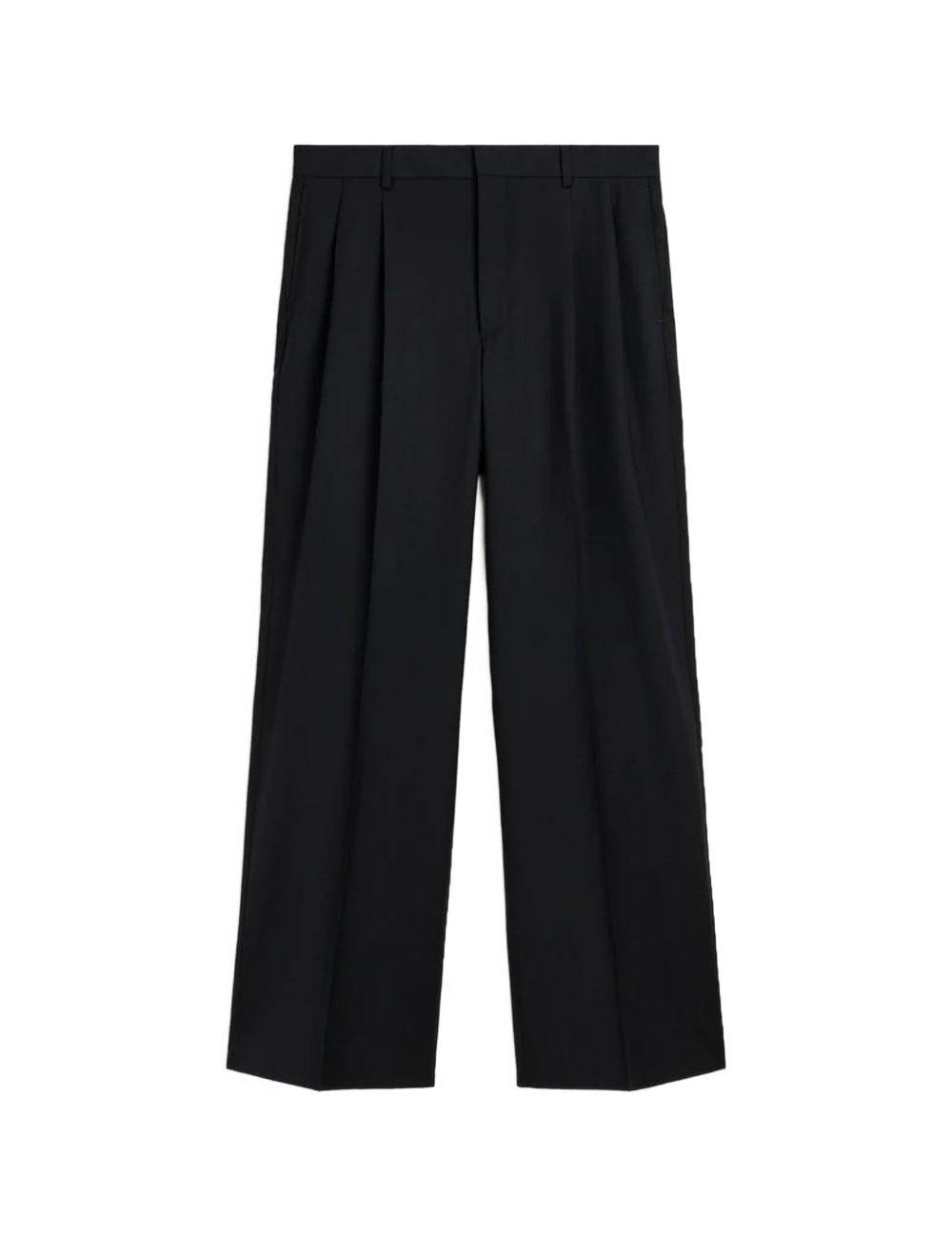 Pantaloni a gamba ampia in nero Sunflower - uomo 