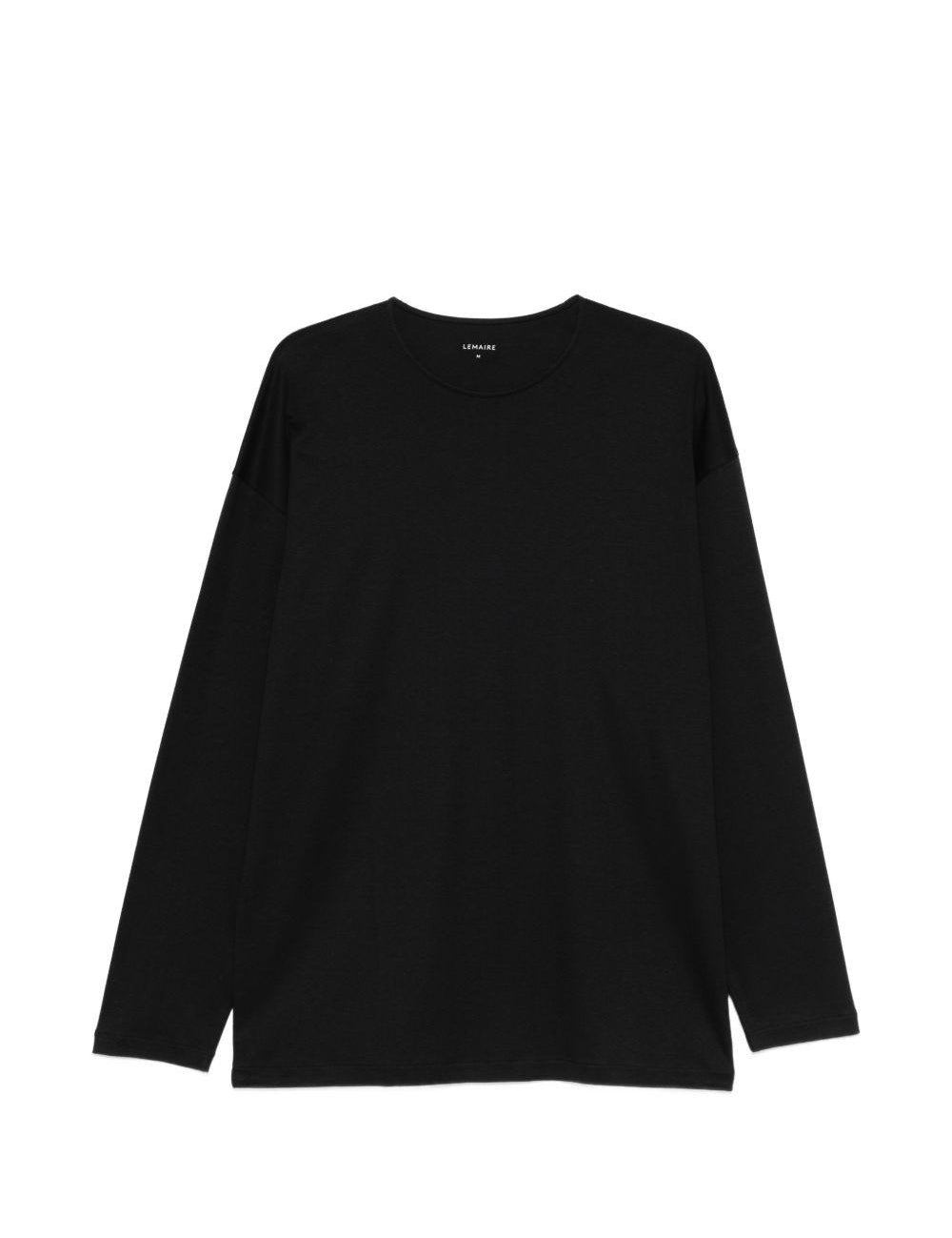 T-shirt a maniche lunghe in nero Lemaire - uomo 