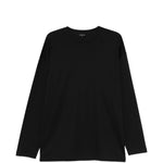 T-shirt a maniche lunghe in nero Lemaire - uomo 