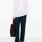 T-shirt a maniche lunghe in bianco Tokyo luxury brand - uomo 