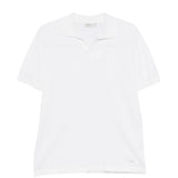 T-shirt a maglia fine con scollo a v in bianco Simkhai - uomo 
