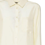 Camicia in seta pamir in avorio Maxmara weekend - donna 