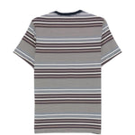T-shirt a righe multicolore Barbour - uomo 
