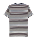 T-shirt a righe multicolore Barbour - uomo 