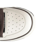 Sneakers MA-1 in bianco e marrone 