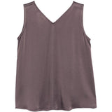 Top con scollo a v in viola Antonelli - donna 