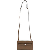 Borsa T-Lock a tracolla in marrone 