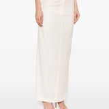 Gonna lunga a tubino in beige Aya Muse - donna 