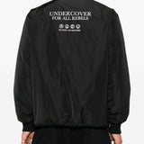 Giacca con abbottonatura automatica in nero Undercover - uomo 