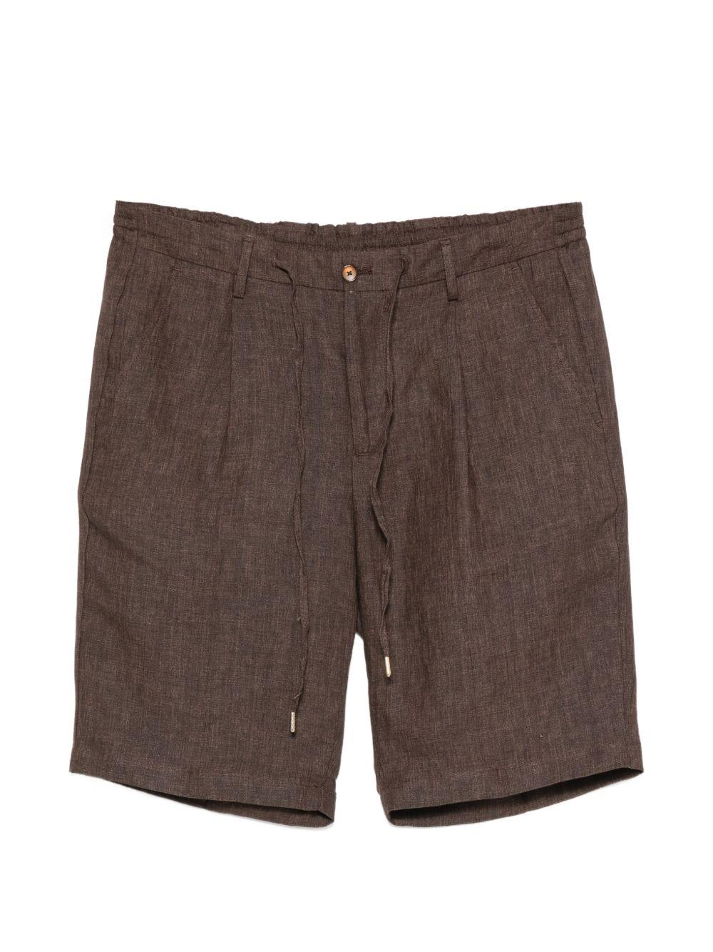 Pantaloncini chino con coulisse in marrone Briglia 1949 - uomo 