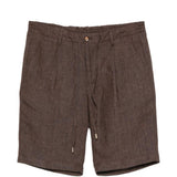 Pantaloncini chino con coulisse in marrone Briglia 1949 - uomo 