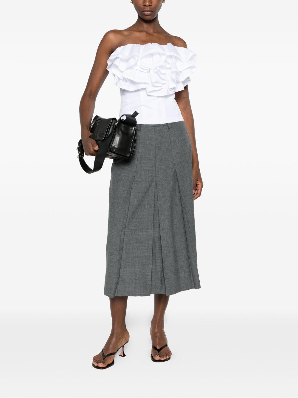Top volant in bianco Viktor&rolf - donna 