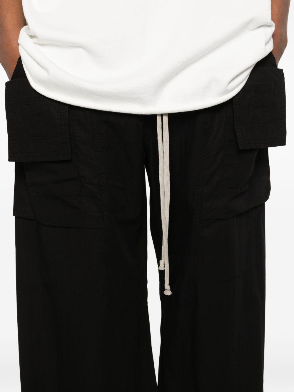 Pantaloni cargo in nero Rick owens drkshdw - uomo 