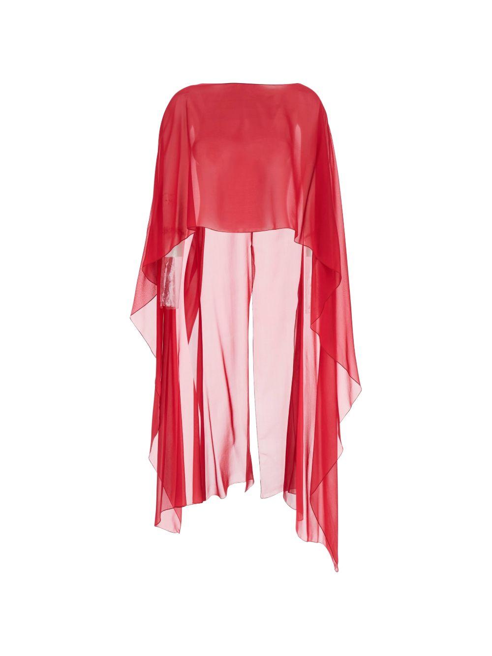 Top coprispalle herve  in rosso Antonelli - donna 