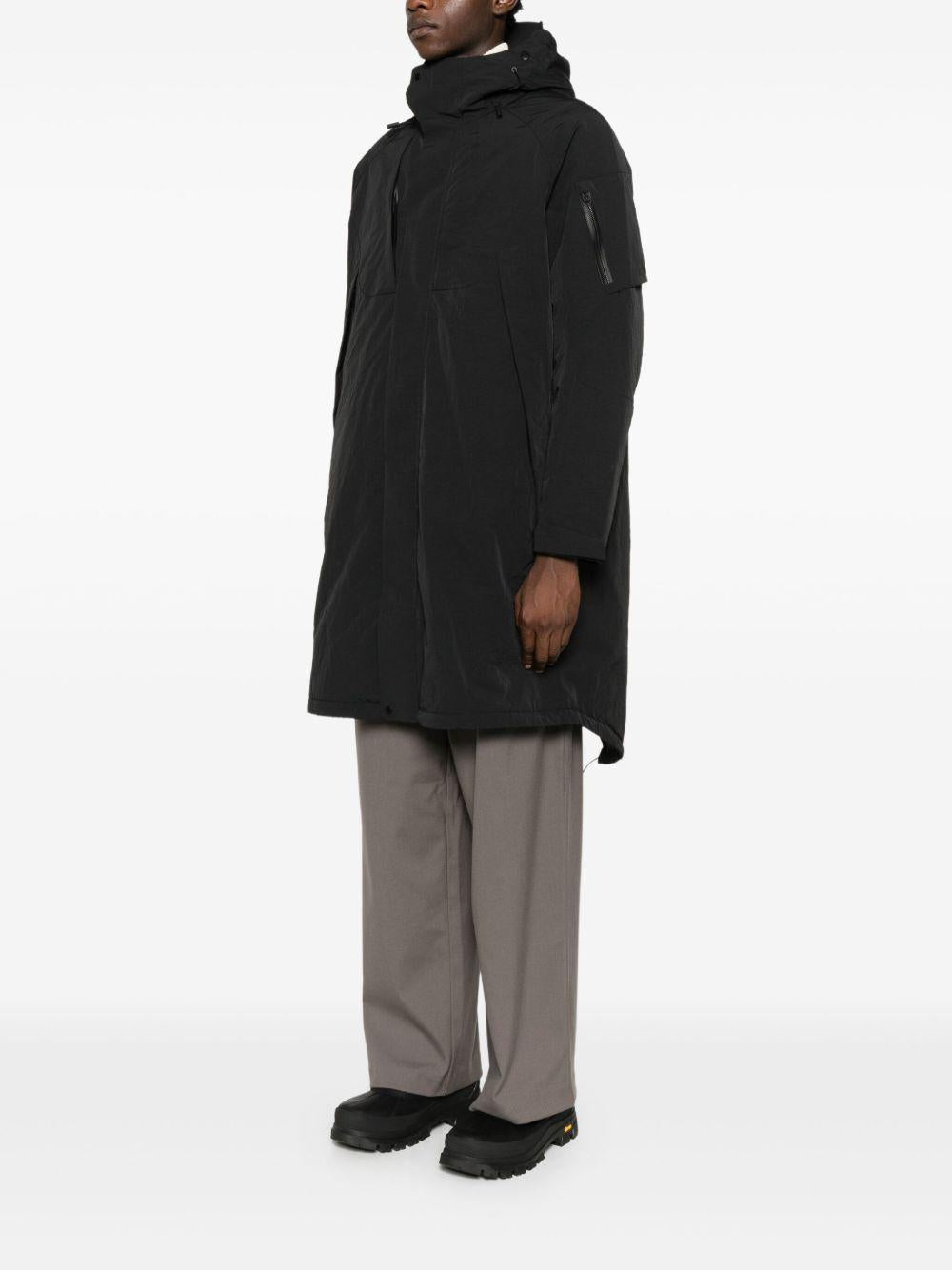 Giacca con cappuccio e zip in nero Jg1 - uomo 