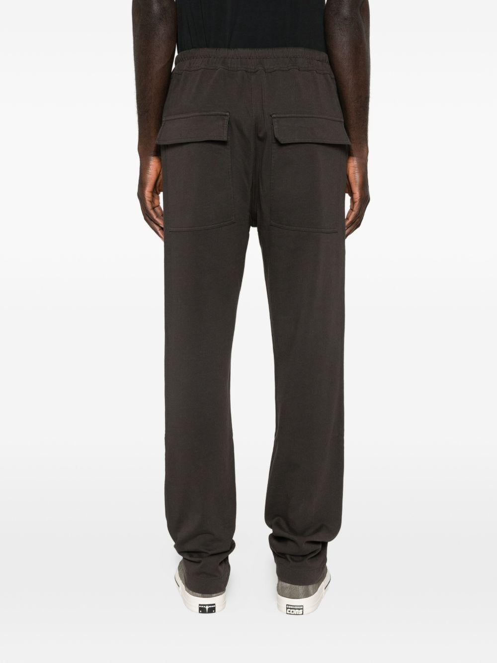 Jogger con coulisse in marrone Rick Owens x Moncler - unisex<BR/><BR/> 